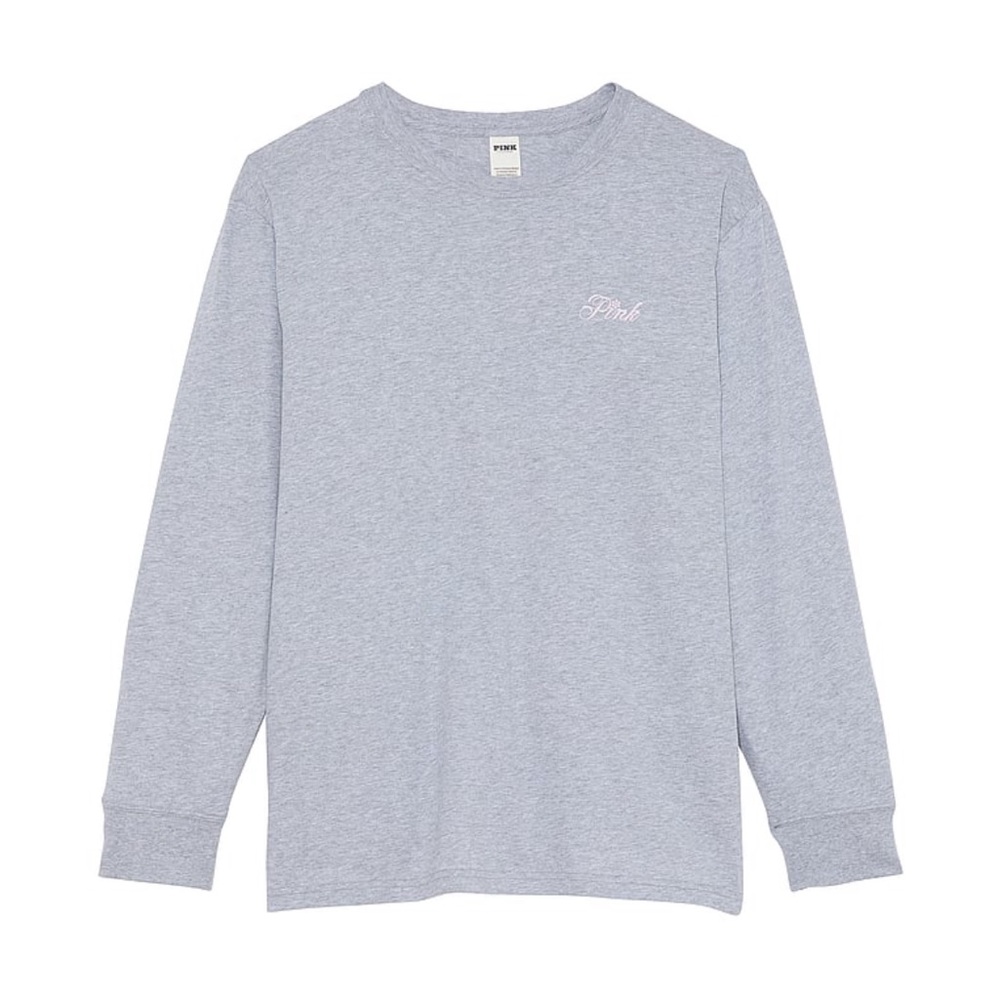 Victoria’s Secret PINK Campus cotton long sleeve tee